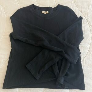 MADEWELL - ribbed long sleeve top!